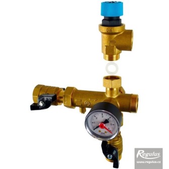 Ohutussõlm kuni 200L soojaveeboileritele 3/4" 6 bar svk 