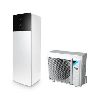 Õhk-vesi soojuspump integreeritud tarbeveeboileriga 180L Altherma 3 4kW Daikin