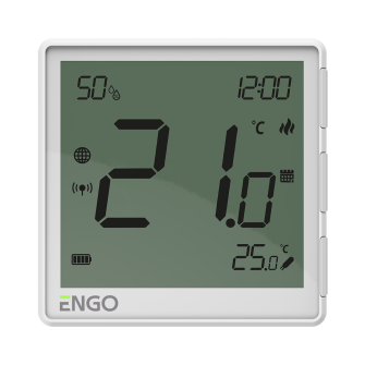 ZigBee Smart Termostaat, Li-Ion patarei, valge