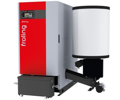 Pelletikatel PT4e 150 kW vaakumtäitega Fröling